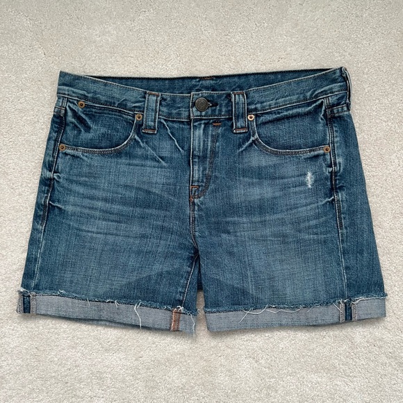 J. Crew Pants - JCrew cuffed denim shorts